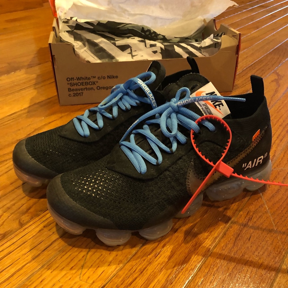 Nike Off-White Vapormax Sneakers Black sz 7
